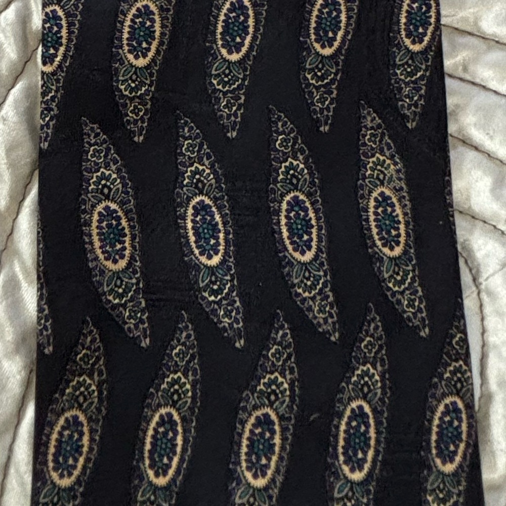 VTG Robert Talbott Best of Class Black Silk Tie Jacobson’s Hand Sewn - Picture 8 of 11